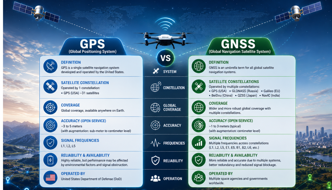 GNSS and GPS Comparison